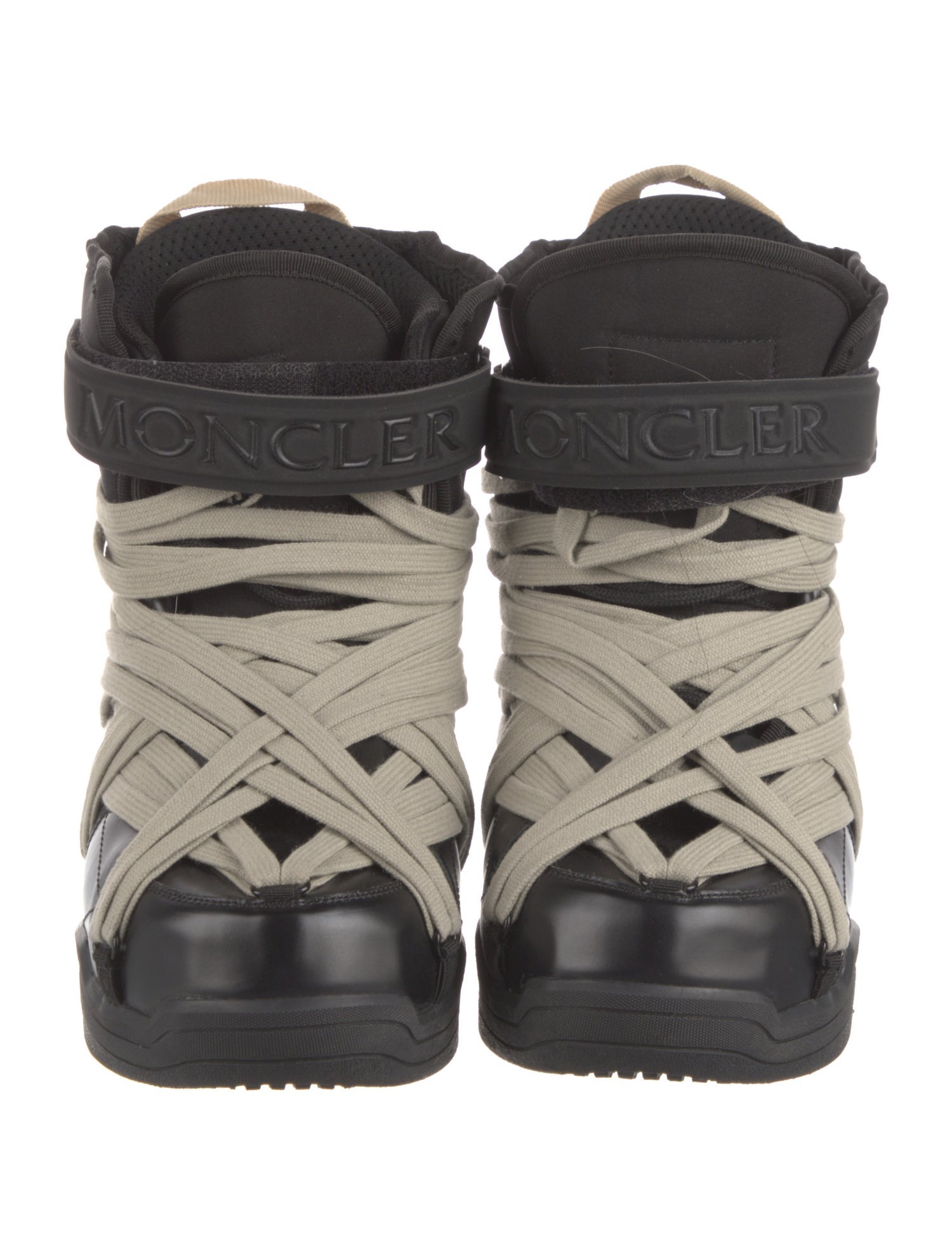 Moncler x Rick Owens 2020 Amber Snow Combat Boots - Black Boots
