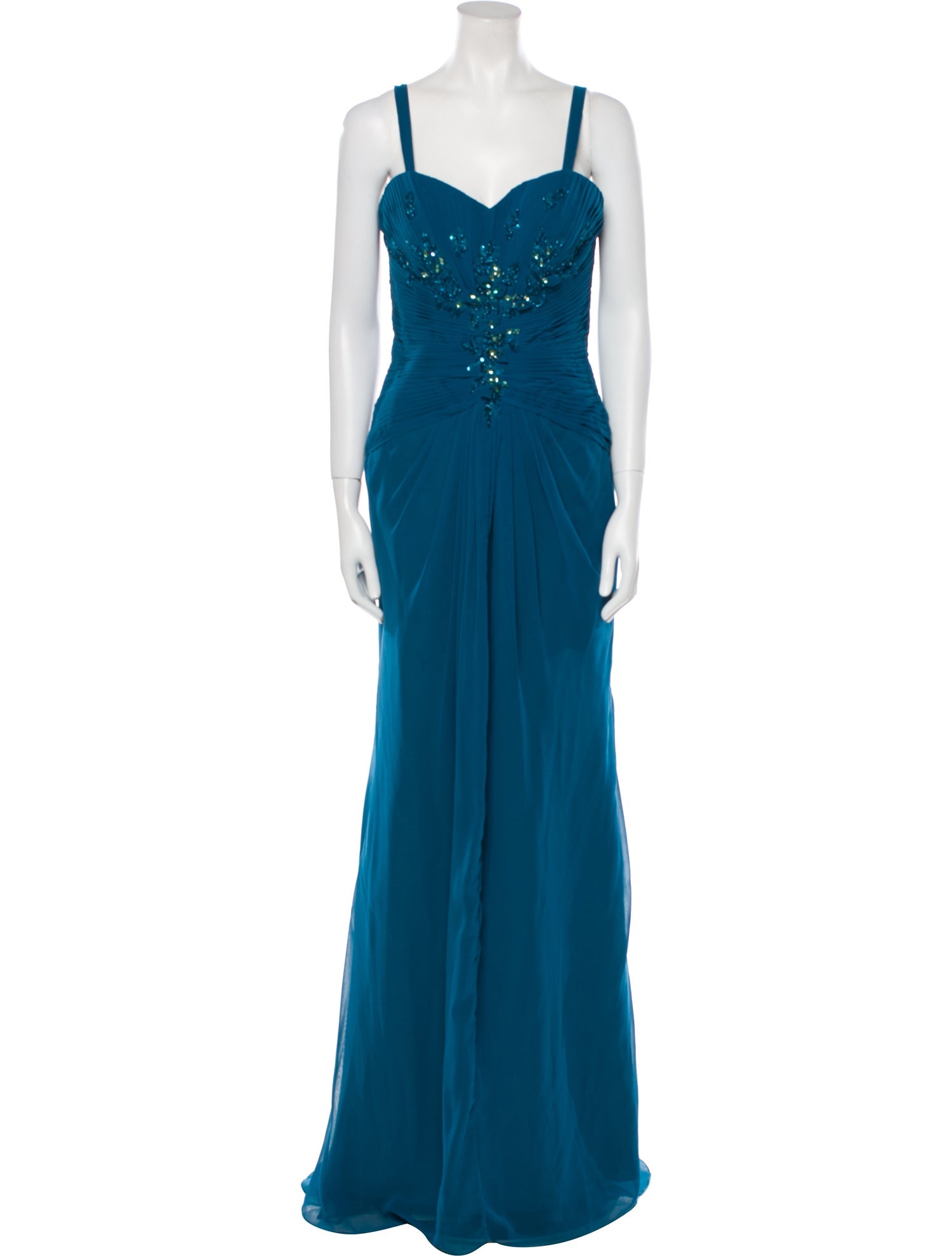 Mon Cheri Montage Square Neckline Long Dress