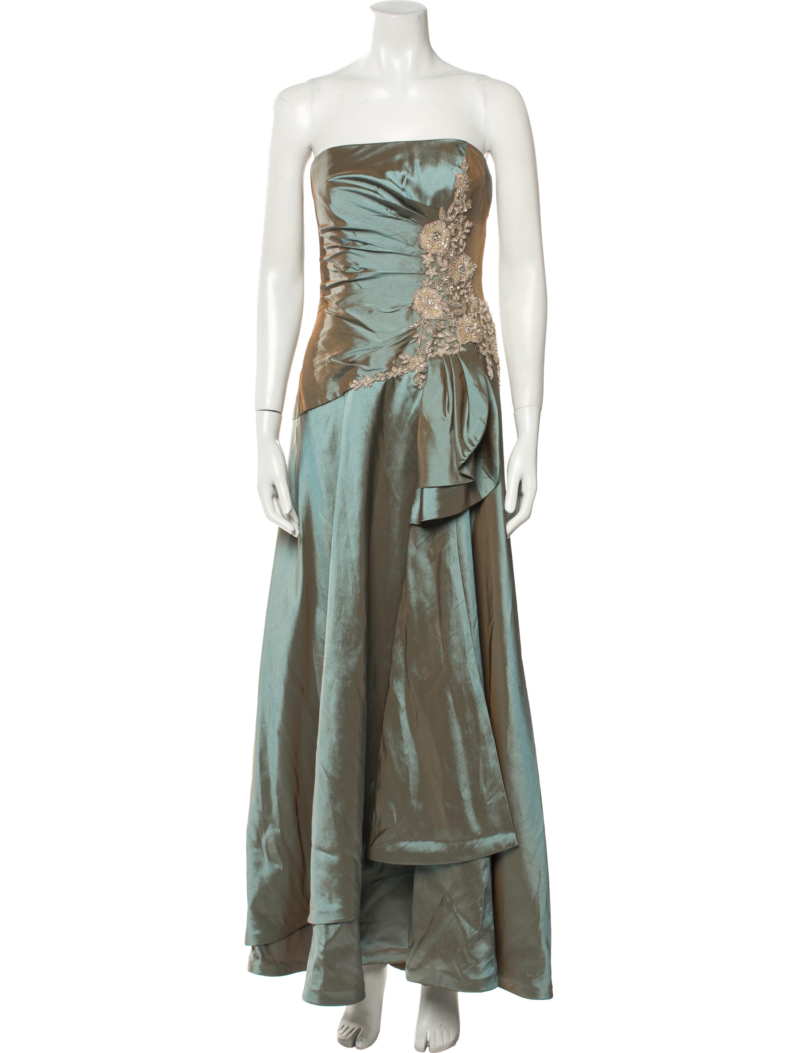 Mon Cheri Montage Strapless Long Dress