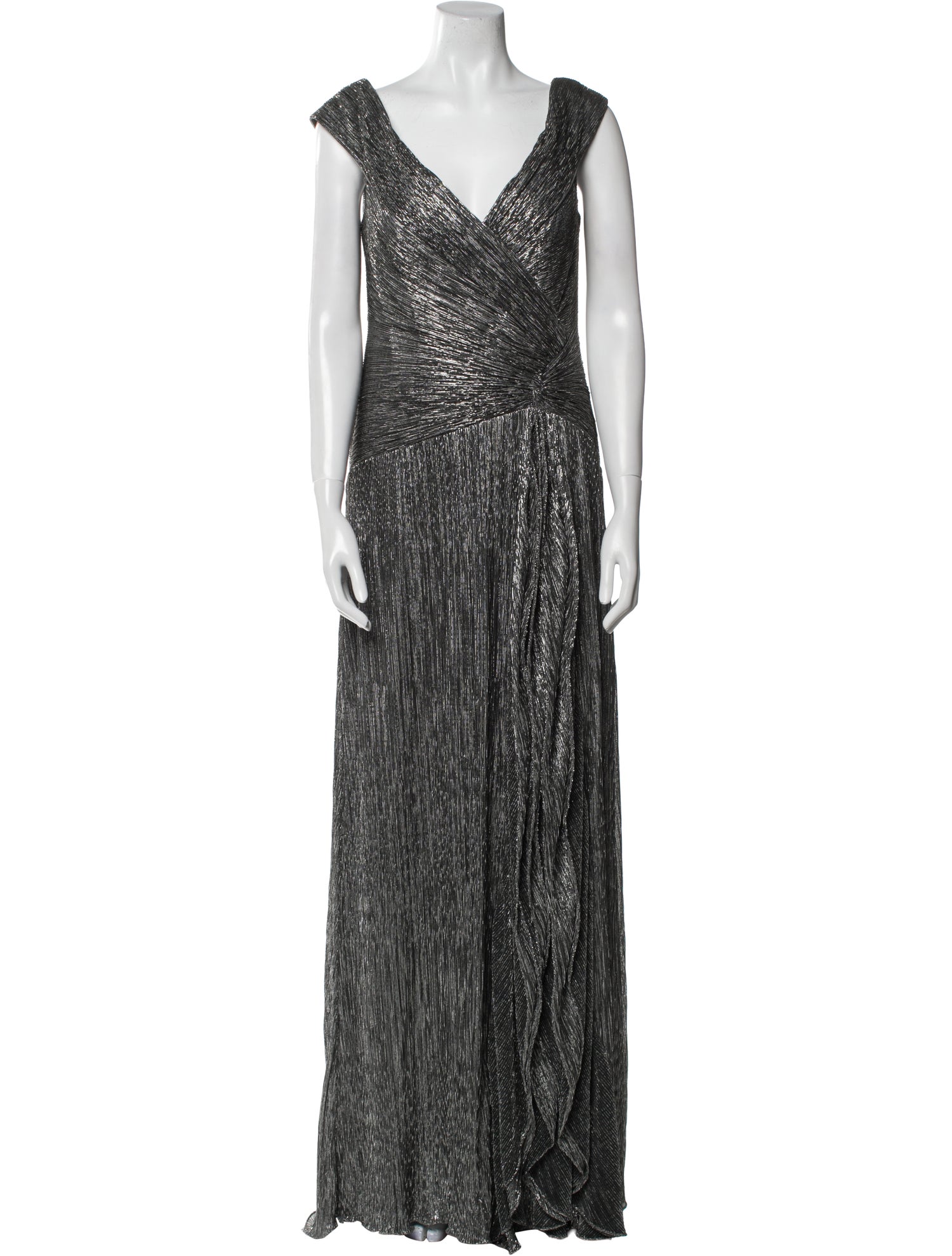 Mon Cheri Montage V-Neck Long Dress