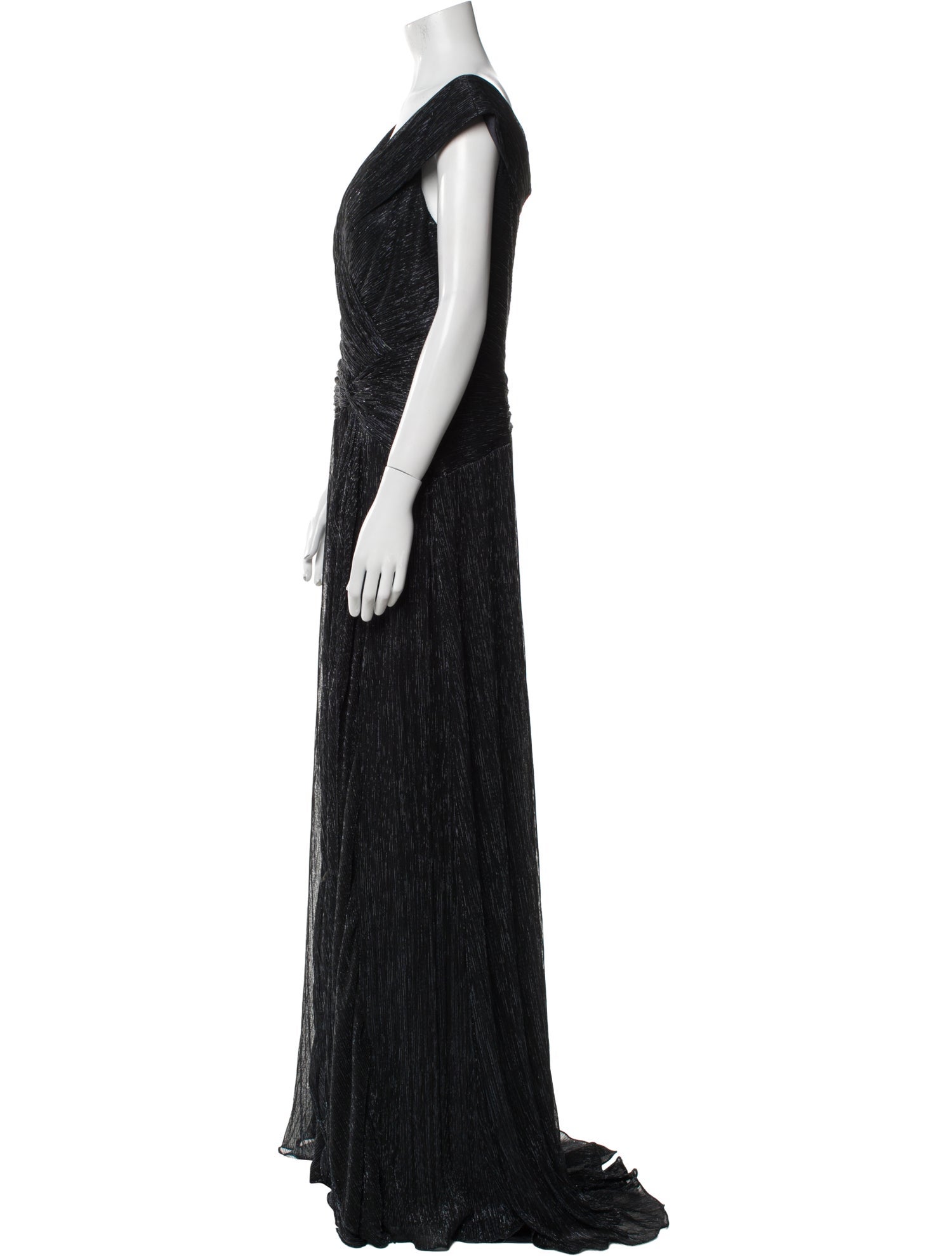 Mon Cheri Montage V-Neck Long Dress