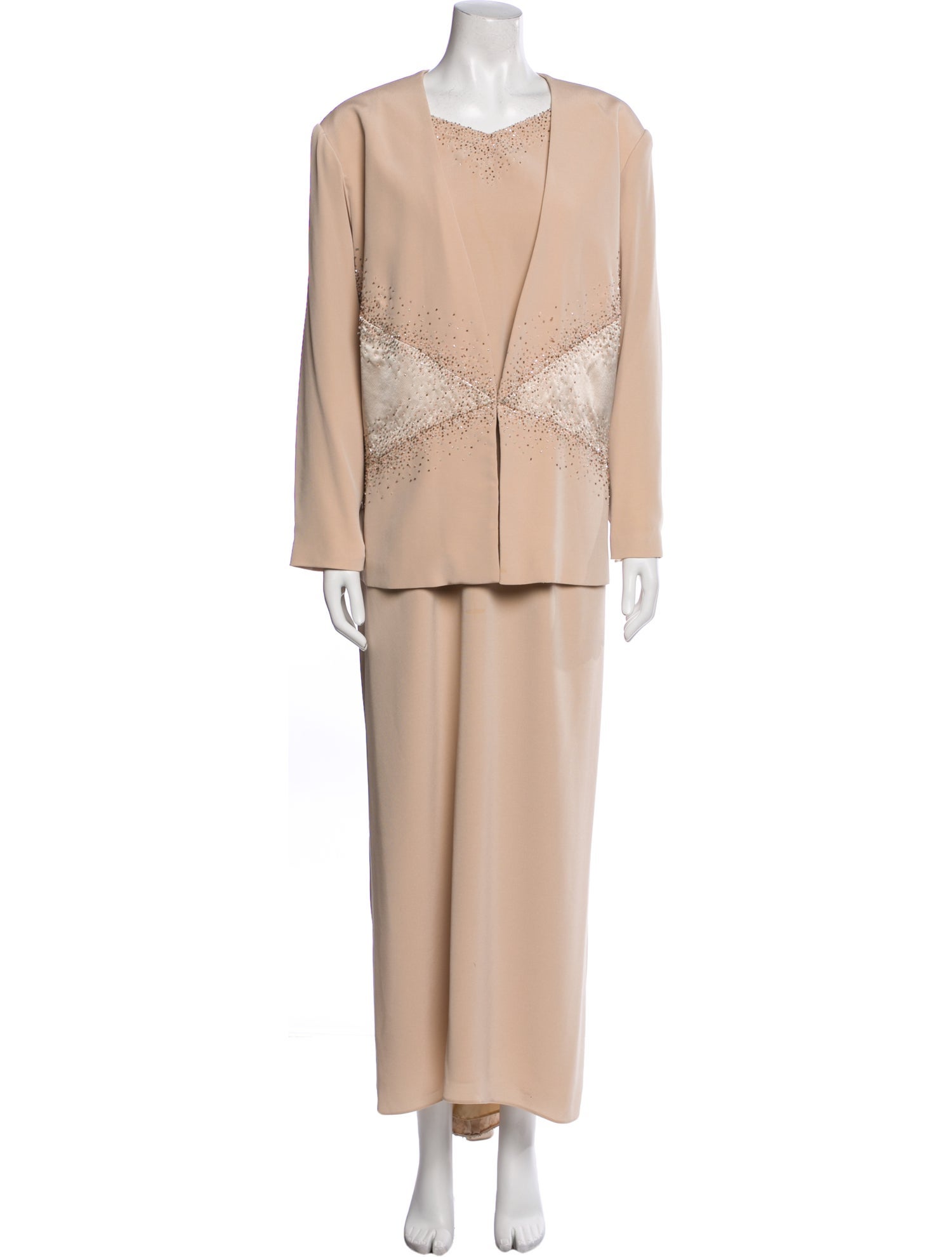 Mon Cheri Montage Crystal Embellishments Dress Set