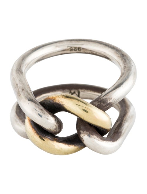 M. Cohen Two-Tone Knot Ring