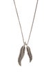 M. Cohen Feather Pendant Necklace