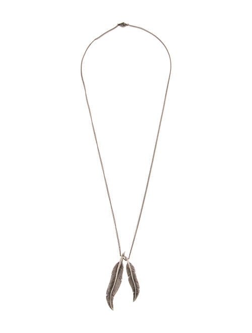 M. Cohen Feather Pendant Necklace