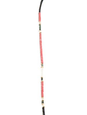 M. Cohen 18K Glass, Resin & Serpentine Beaded Necklace