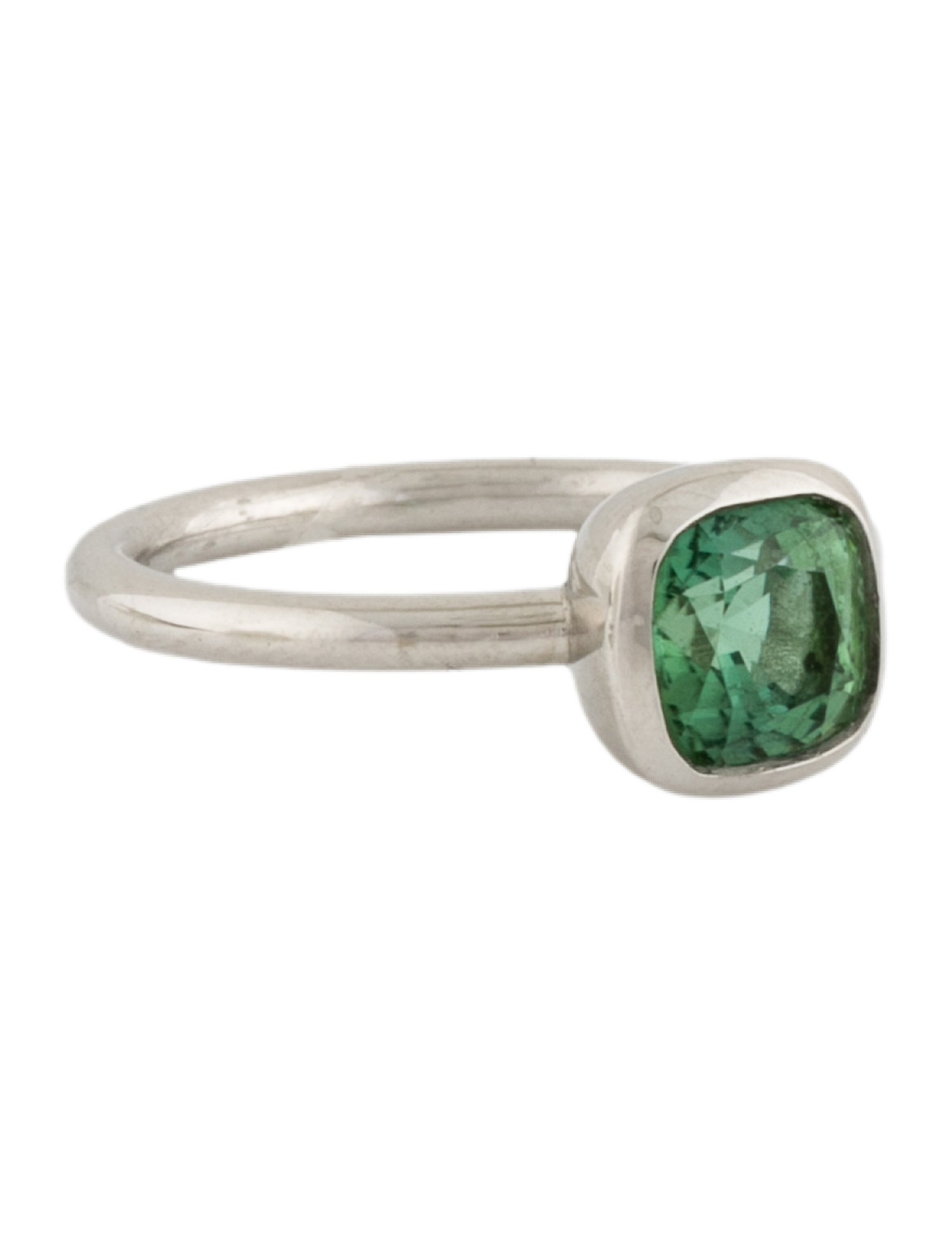 McTeigue & McClelland Platinum Tourmaline Cocktail Ring
