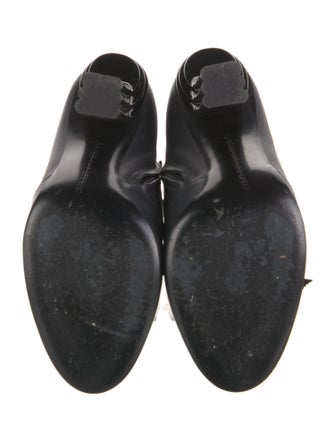 Marco De Vincenzo Leather Ruffle Embellishment Lace-Up Boots