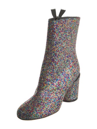 Marco De Vincenzo Crystal Embellishments Boots