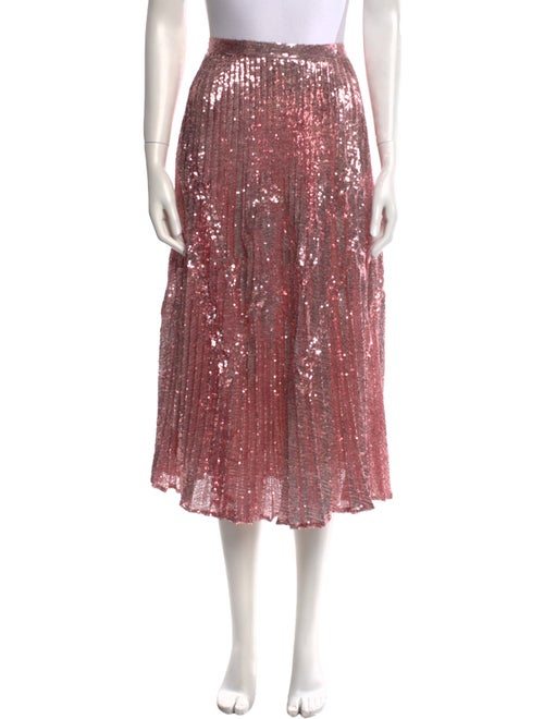 Marco De Vincenzo Sequin Midi Length Skirt