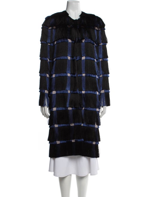 Marco De Vincenzo Plaid Print Coat
