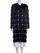 Marco De Vincenzo Plaid Print Coat
