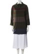 Marco De Vincenzo Striped Cowl Neck Tunic