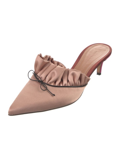 Marco De Vincenzo Satin Mules