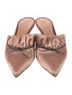 Marco De Vincenzo Satin Mules