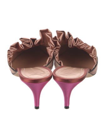 Marco De Vincenzo Satin Mules