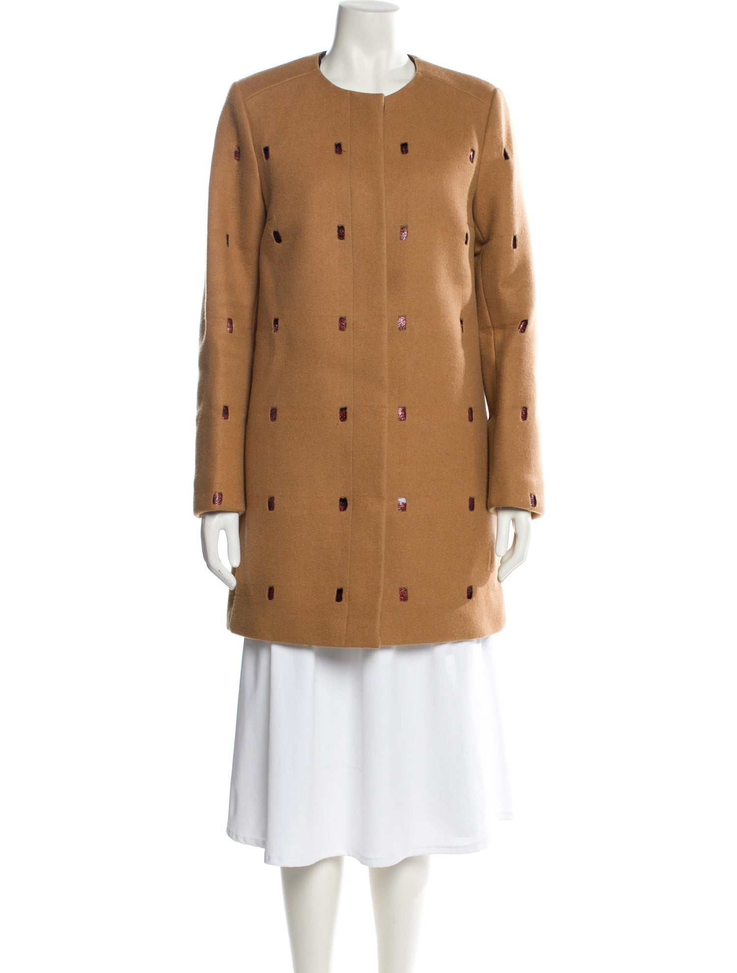 Marco De Vincenzo Virgin Wool Coat