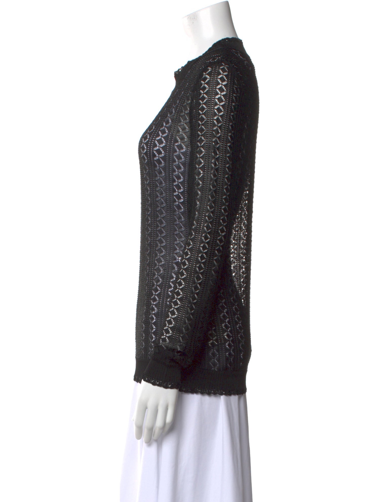 Marco De Vincenzo Crew Neck Long Sleeve Sweatshirt