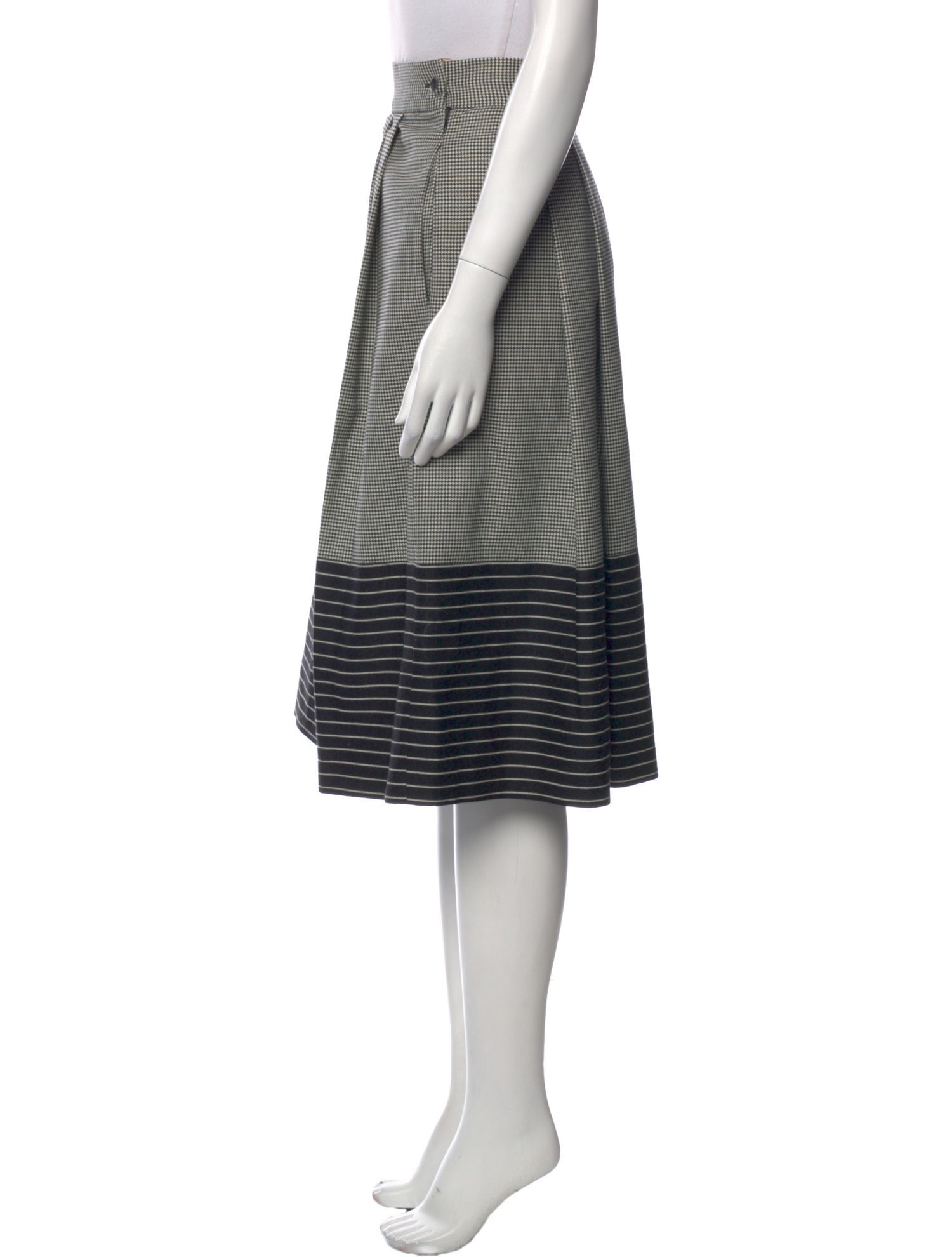 Marco De Vincenzo Wool Knee-Length Skirt