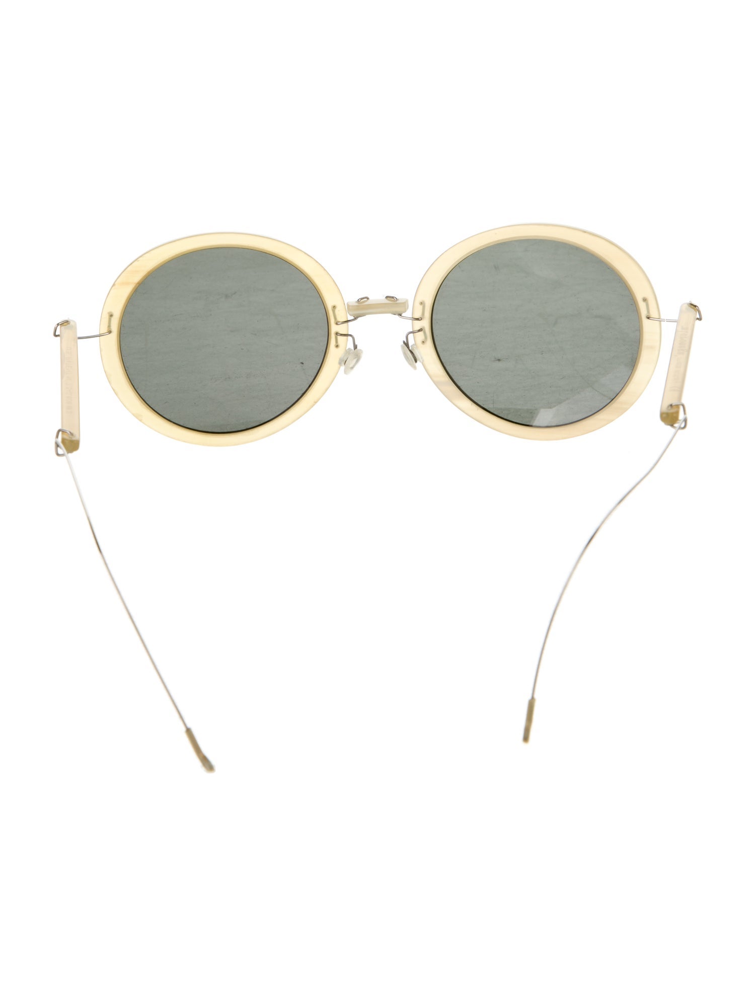 Micromega Foldable Round Sunglasses