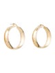 Mejuri Medium Flat Hoop Earrings