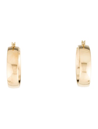 Mejuri Medium Flat Hoop Earrings
