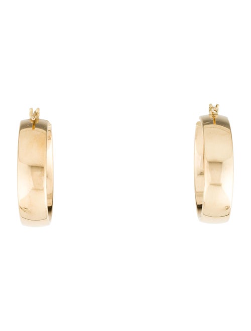 Mejuri Medium Flat Hoop Earrings