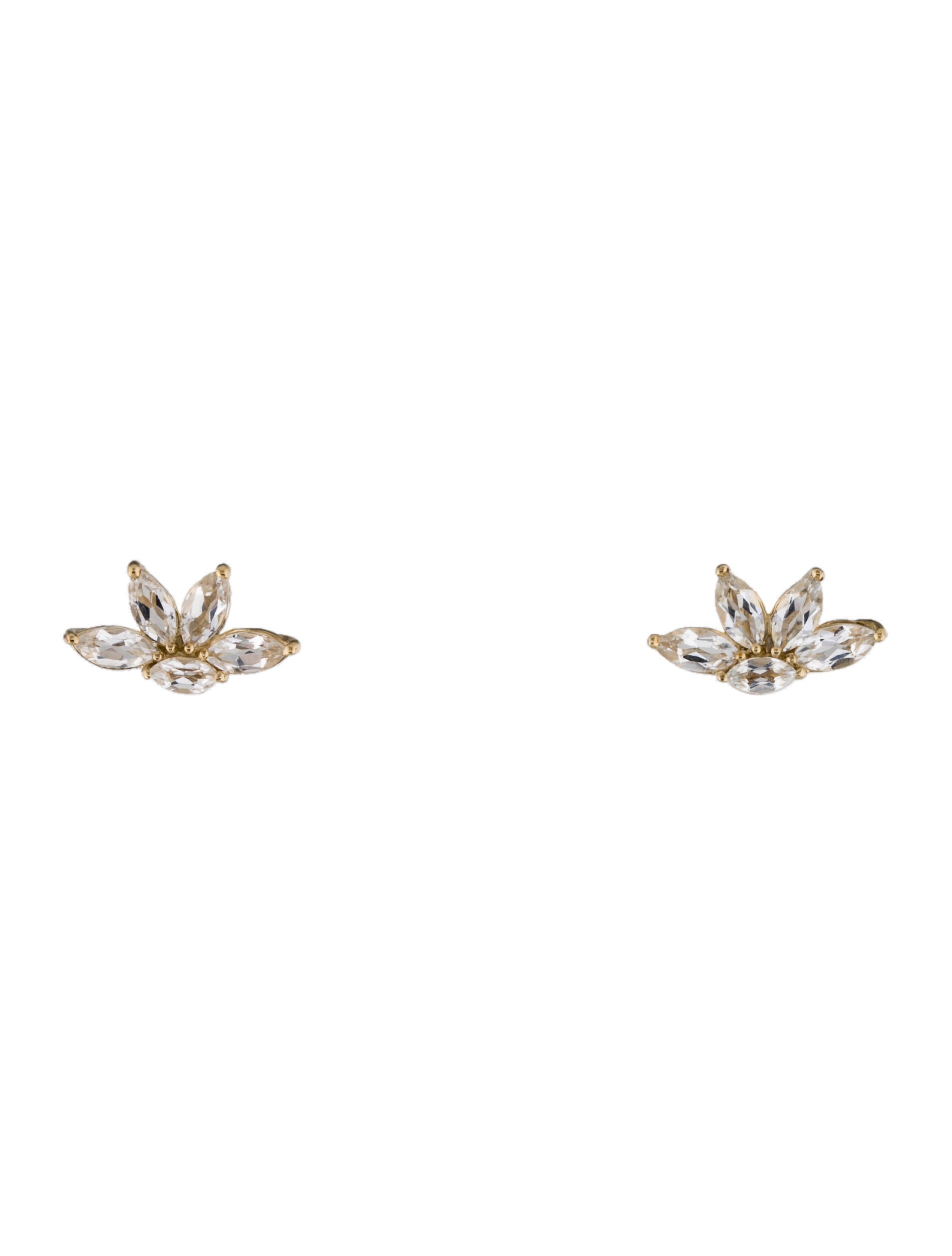 【オシャレ】MEJURI メジュリ Marquise Topaz Earrings ピアス Mejuri + Marquise Topaz Earrings
