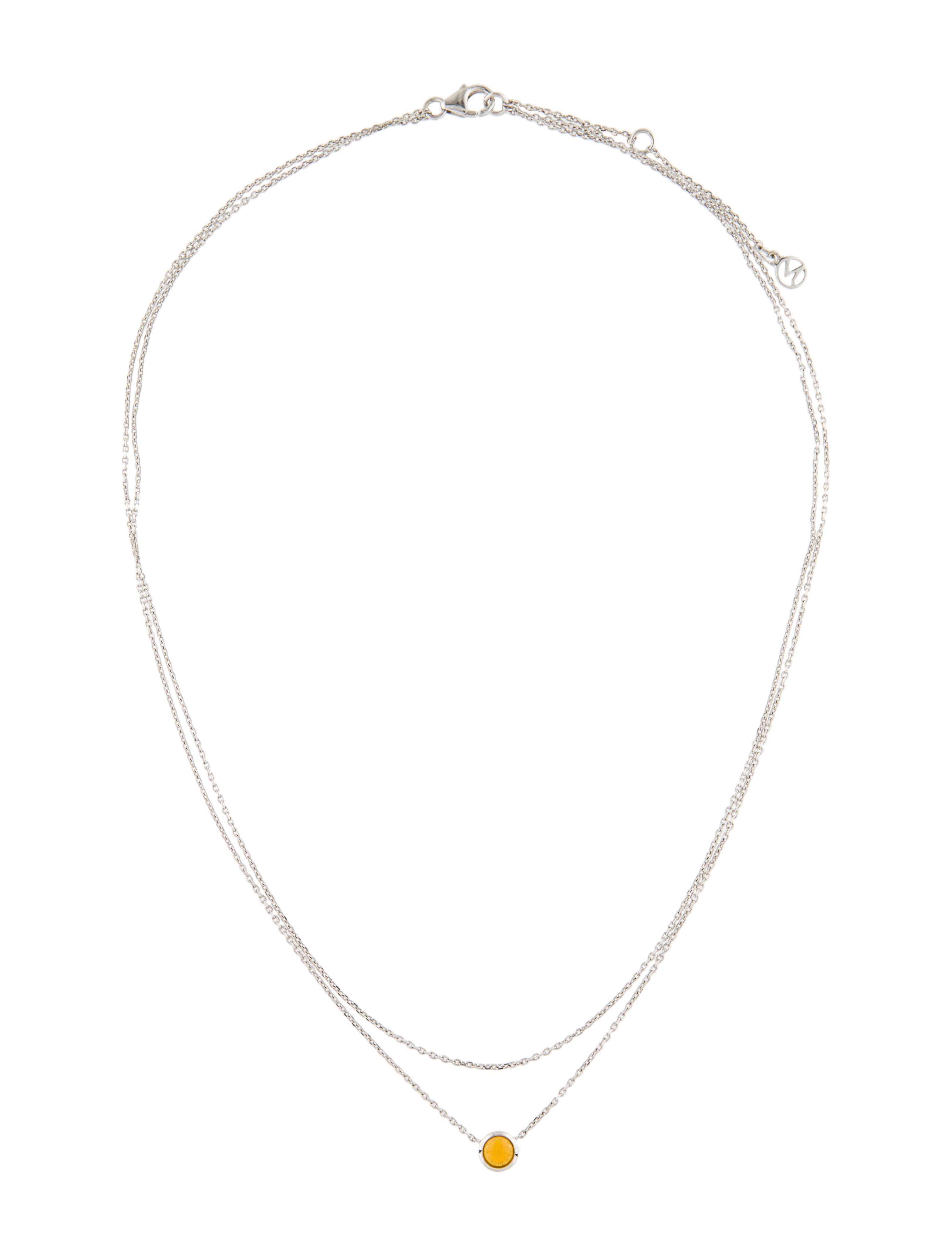 Mejuri 14K Diamond Zodiac Pendant Necklace 14K Yellow Gold MEJUR20590 The RealReal