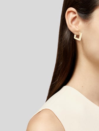 Mejuri Block Small Hoops