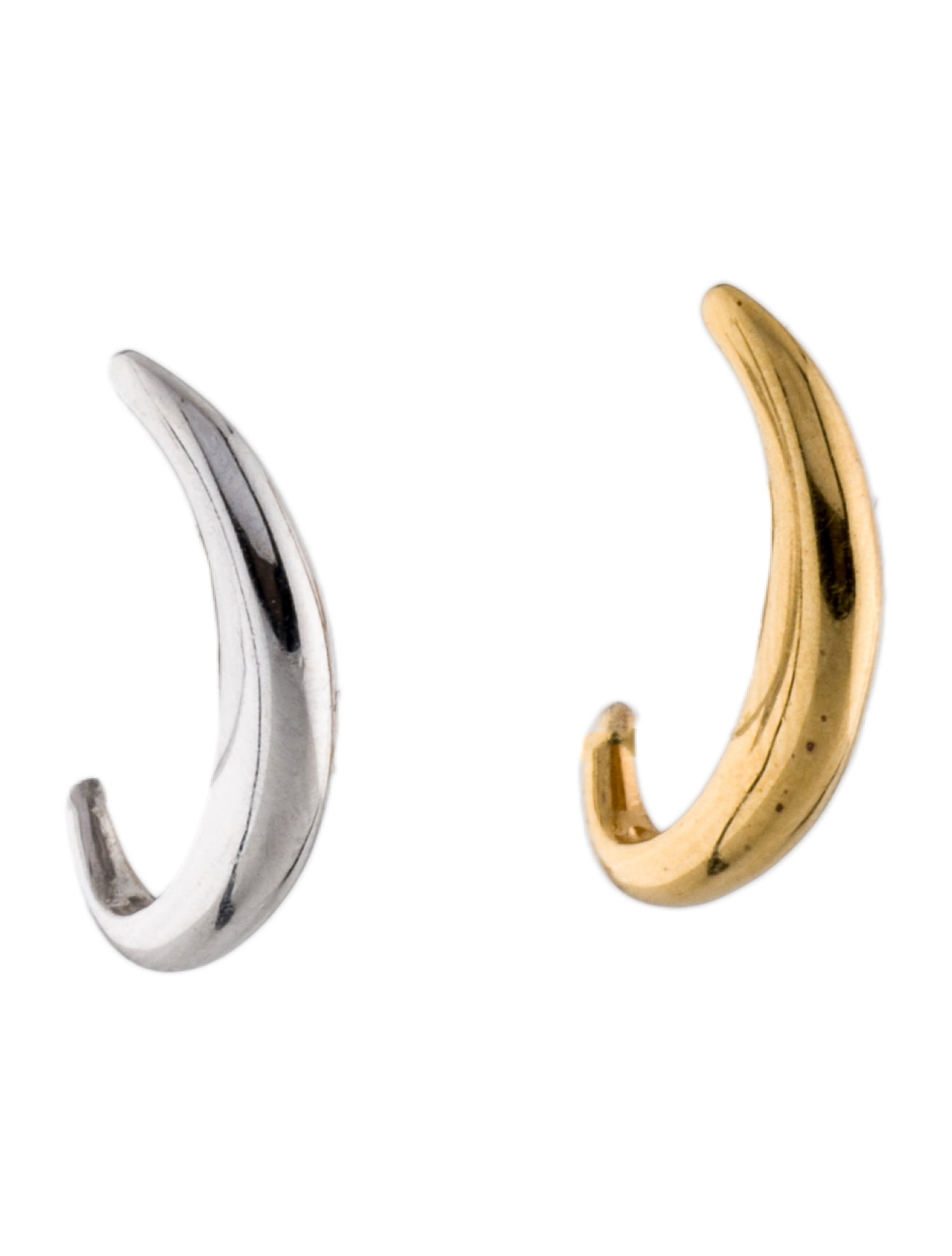 Mejuri Mismatched Stud Earrings 14K Yellow GoldPlated Stud, Earrings