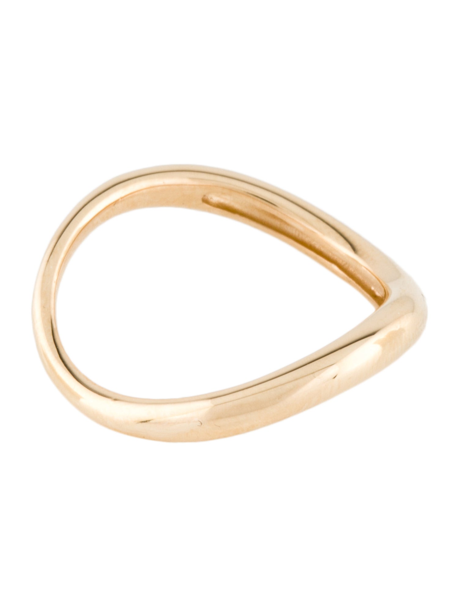 Mejuri 14K Dôme Figure Slim Ring - 14K Yellow Gold Band