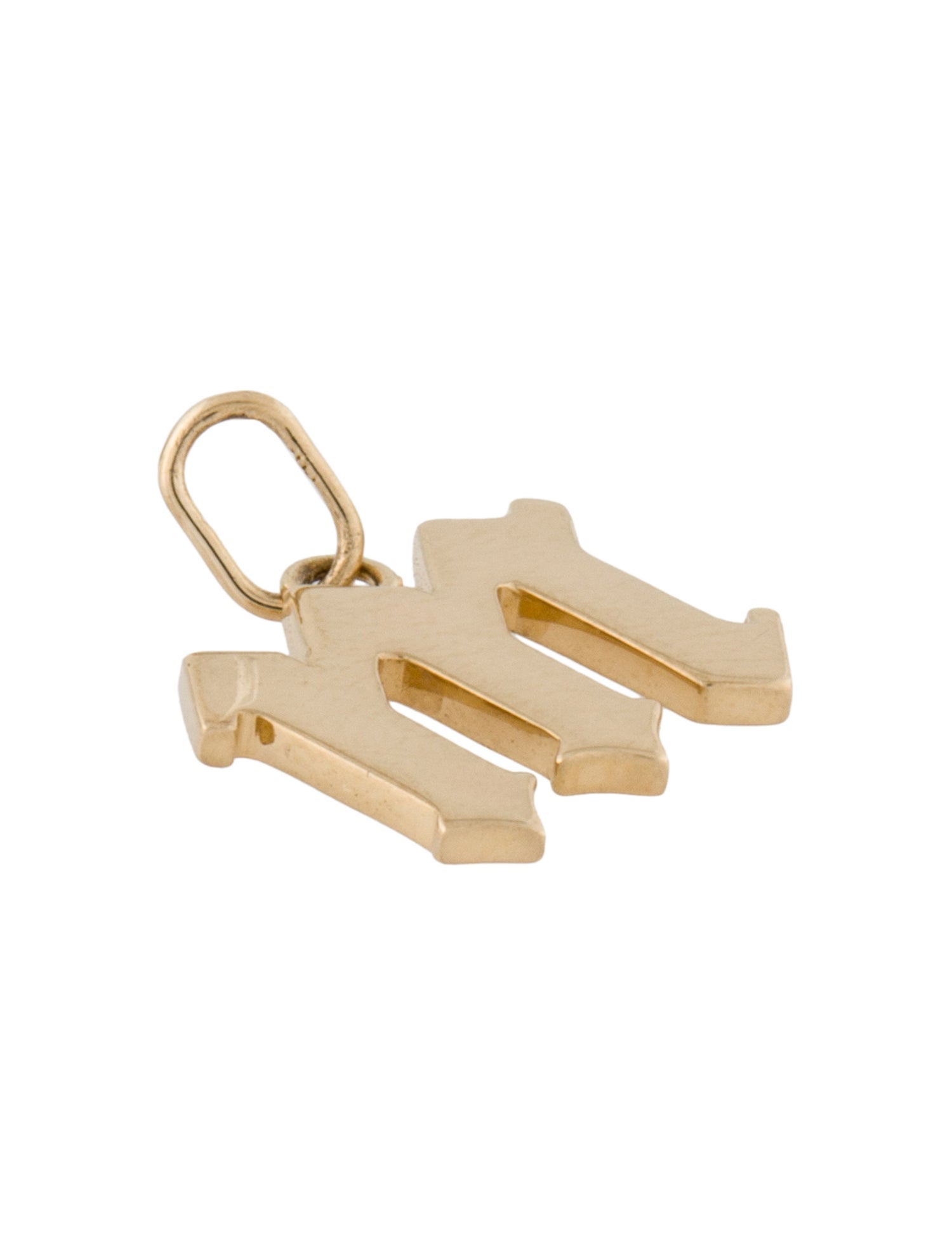 Mejuri 14K Gothic Letter 'm' Pendant Charm