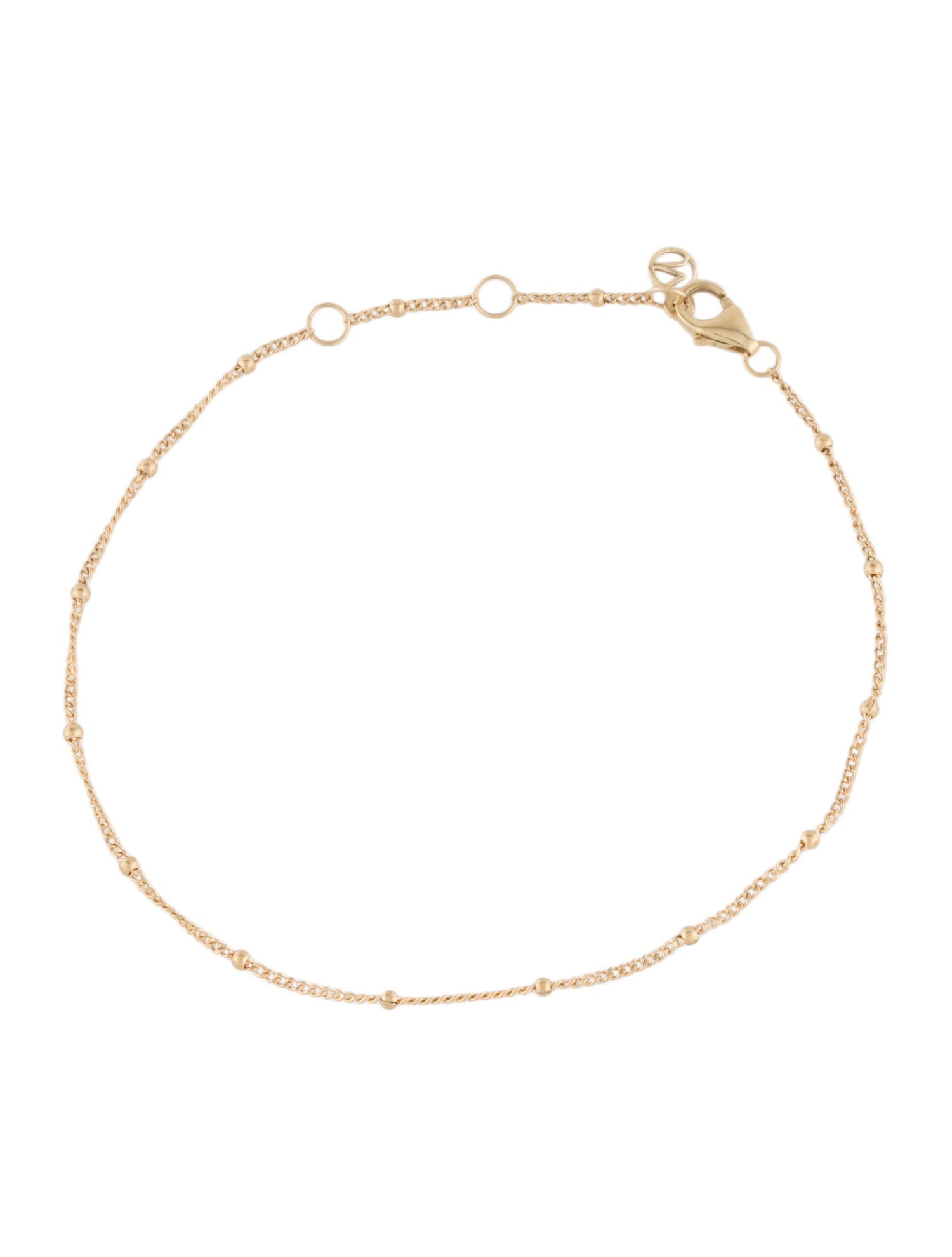 Mejuri 14K Spheres Chain Bracelet - 14K Yellow Gold Link