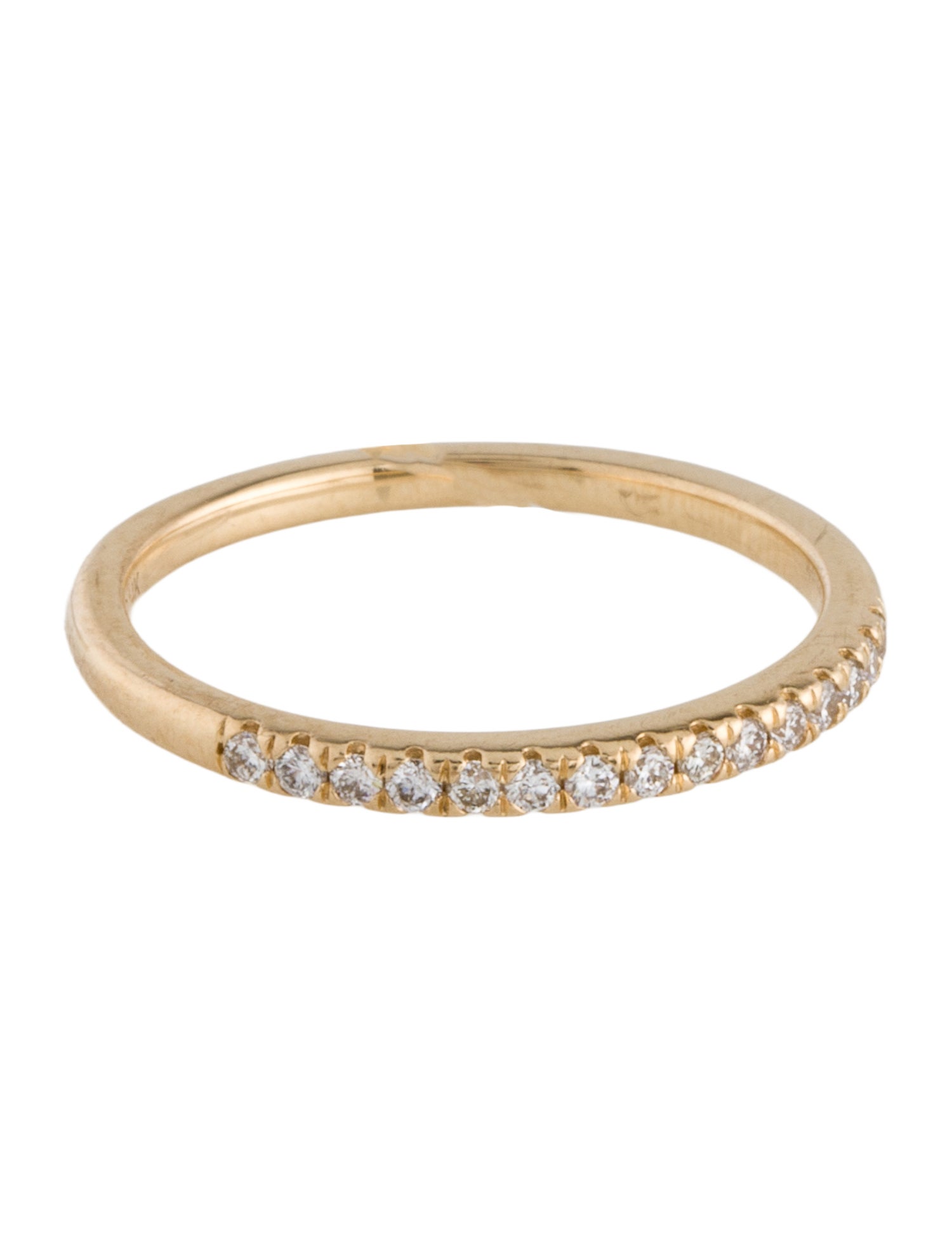 Mejuri 14K Diamond Team Band Ring