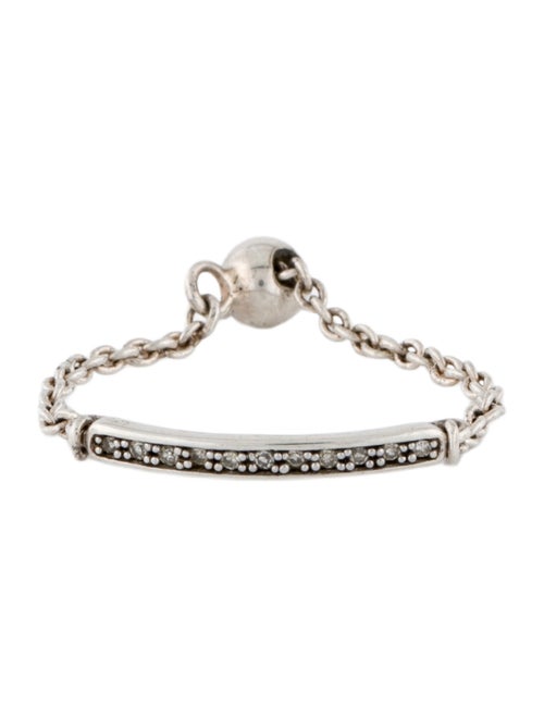 Mejuri Diamond Adjustable Band Ring