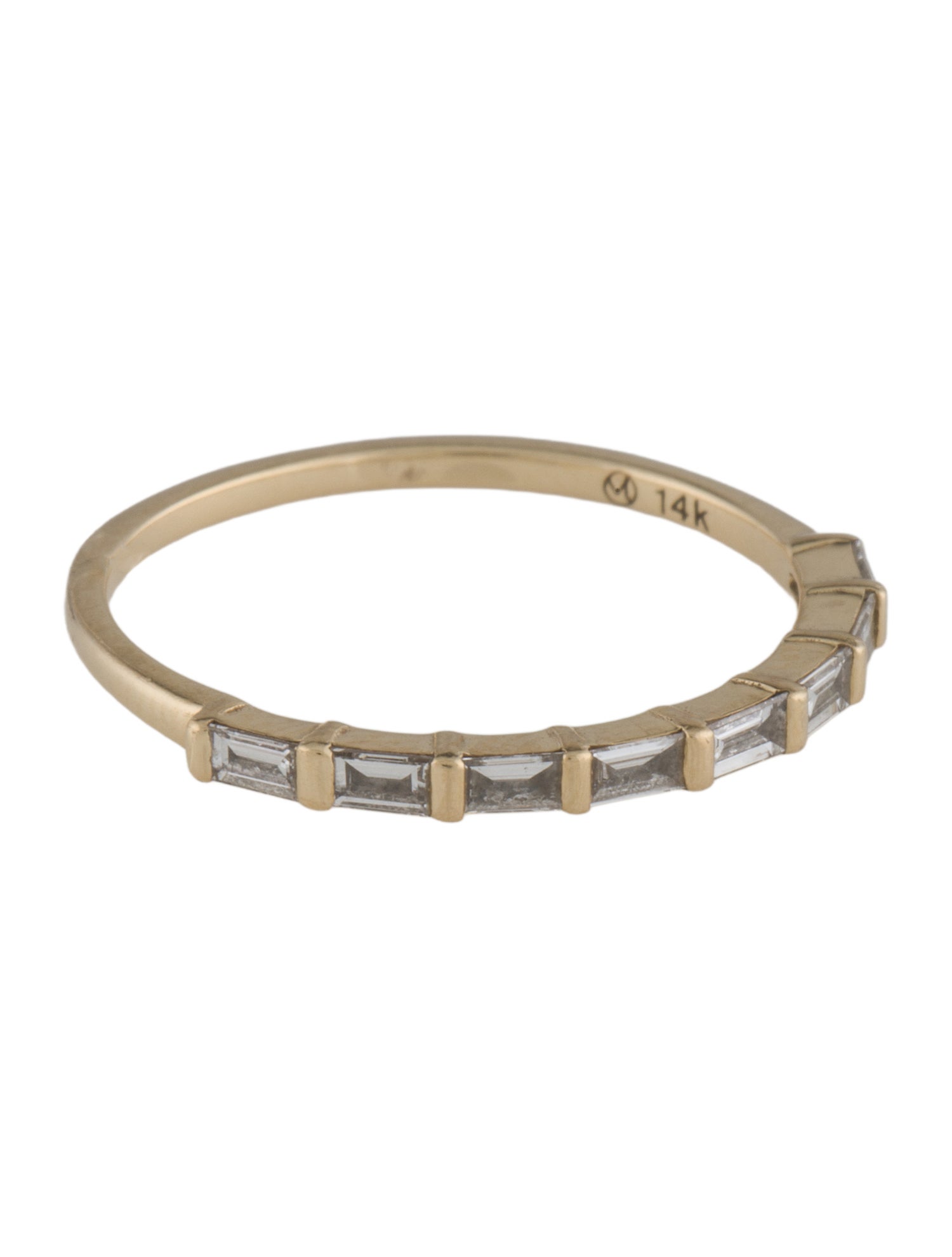 Mejuri 14K Diamond Band Ring