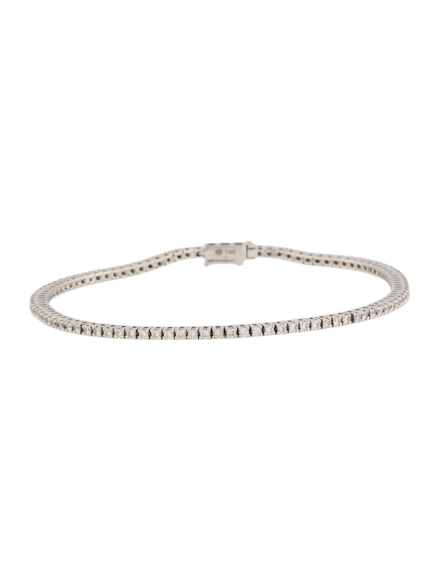 Mejuri 14K Diamond Tennis Bracelet