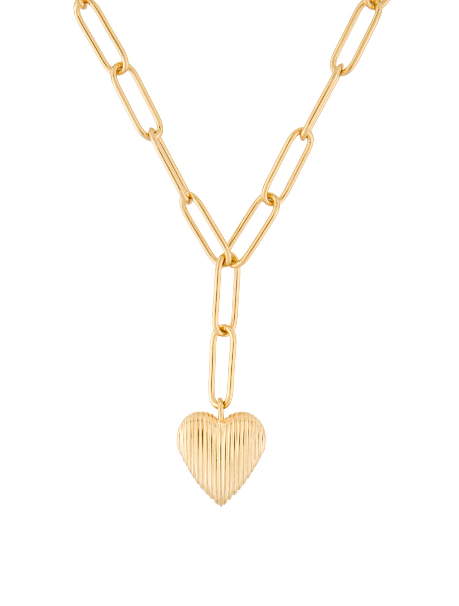 Mejuri Big Puffy Heart Pendant Necklace