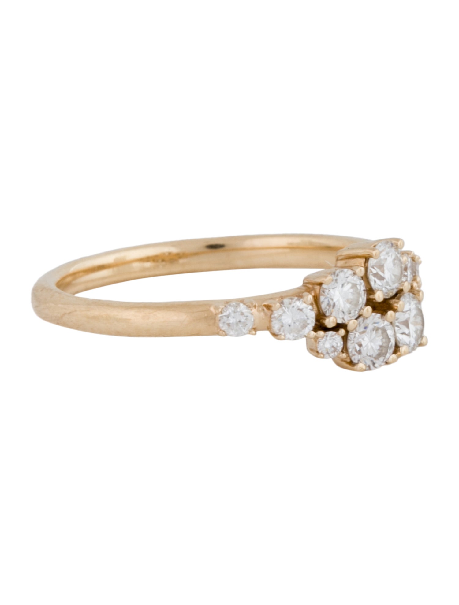 Mejuri 14K Diamond Cluster Ring