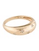 Mejuri 14K Diamond Celestial Dômed Band