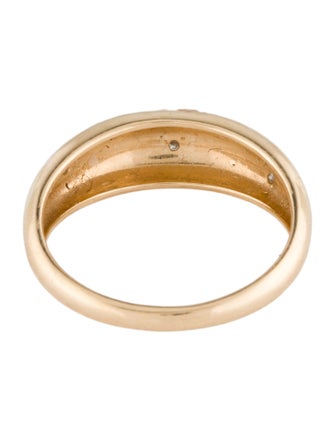 Mejuri 14K Diamond Celestial Dômed Band