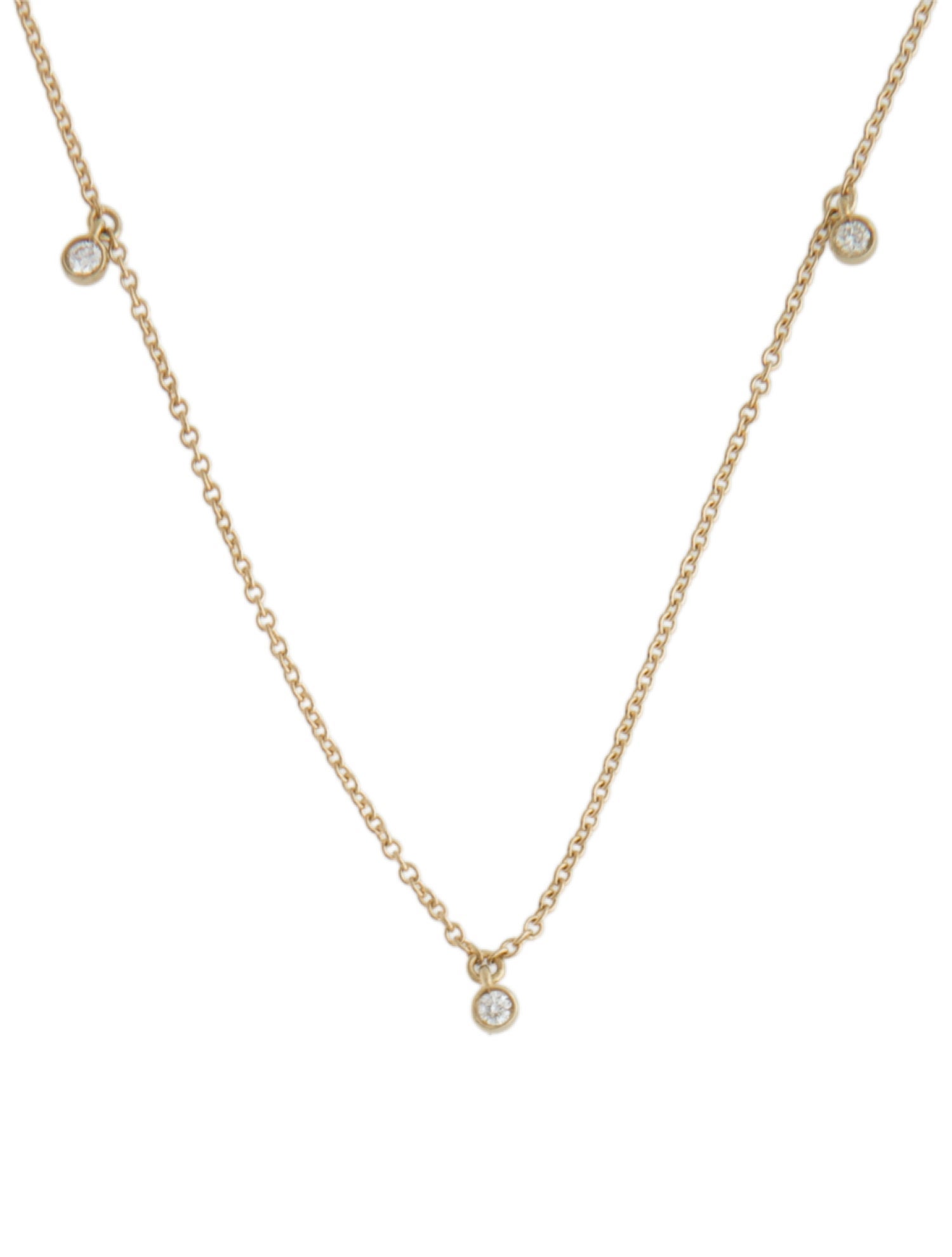 Mejuri Diamond Multi Station Necklace