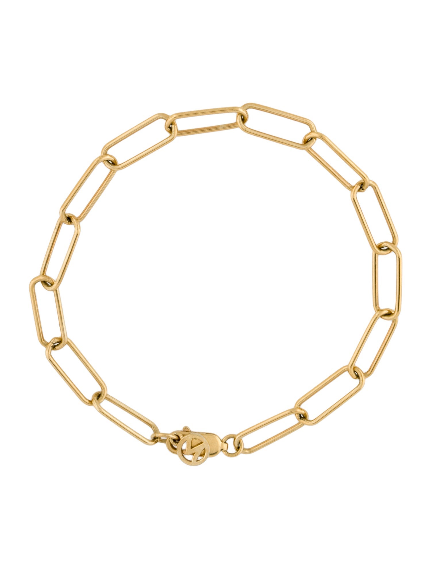 Mejuri Paperclip Chain Link Bracelet