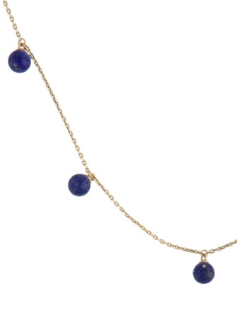 Mejuri Lapis Lazuli Bead Station Necklace