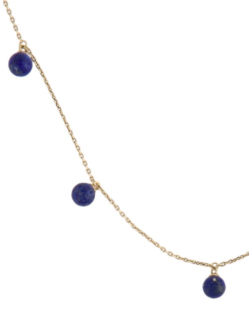 Mejuri Lapis Lazuli Bead Station Necklace