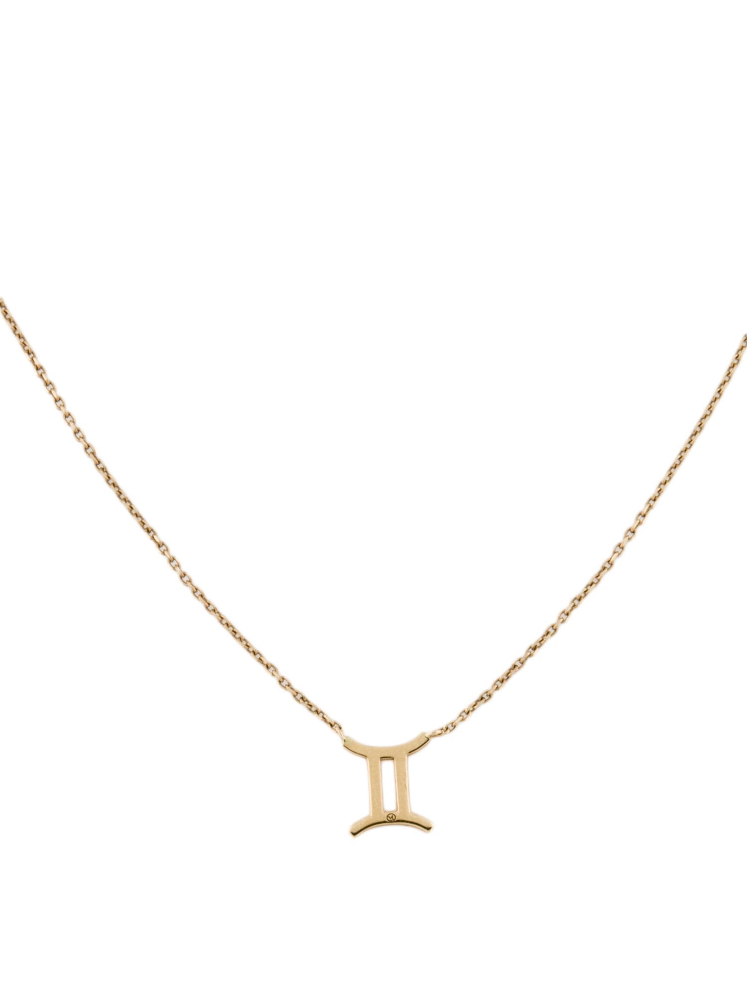 Mejuri 14K Gemini Zodiac Sign Necklace