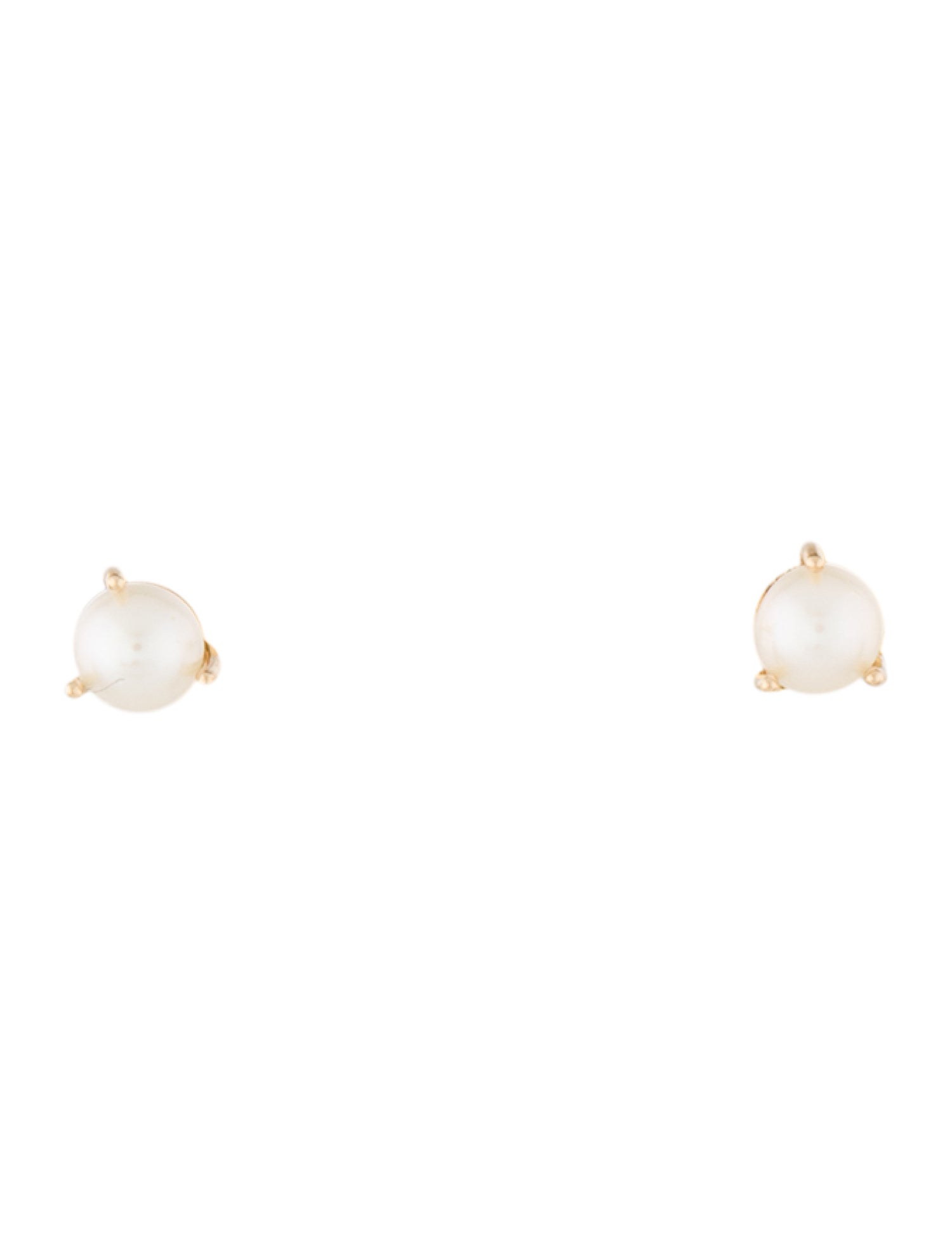 Mejuri 14K Pearl Stud Earrings