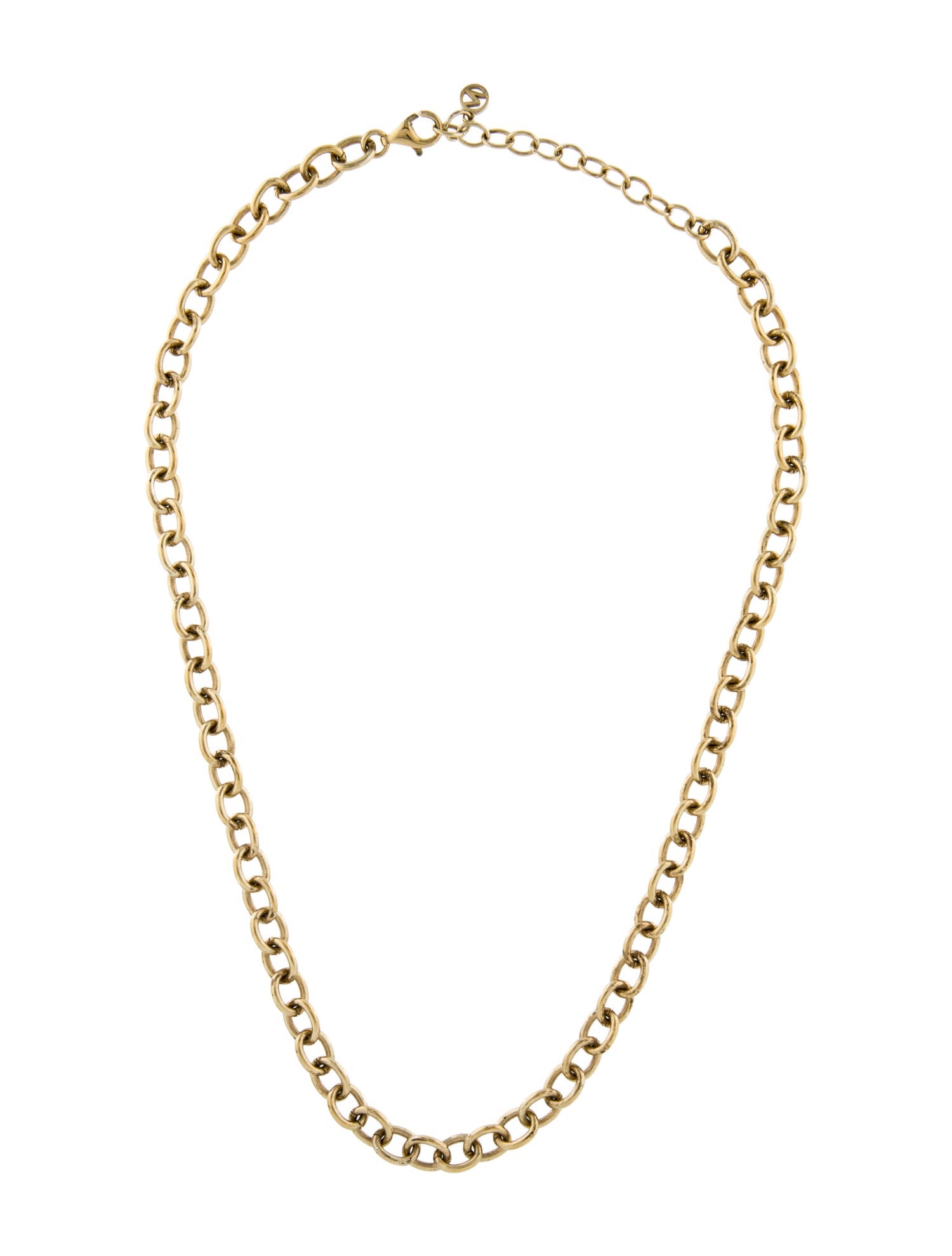 Mejuri Oval Link Chain Necklace