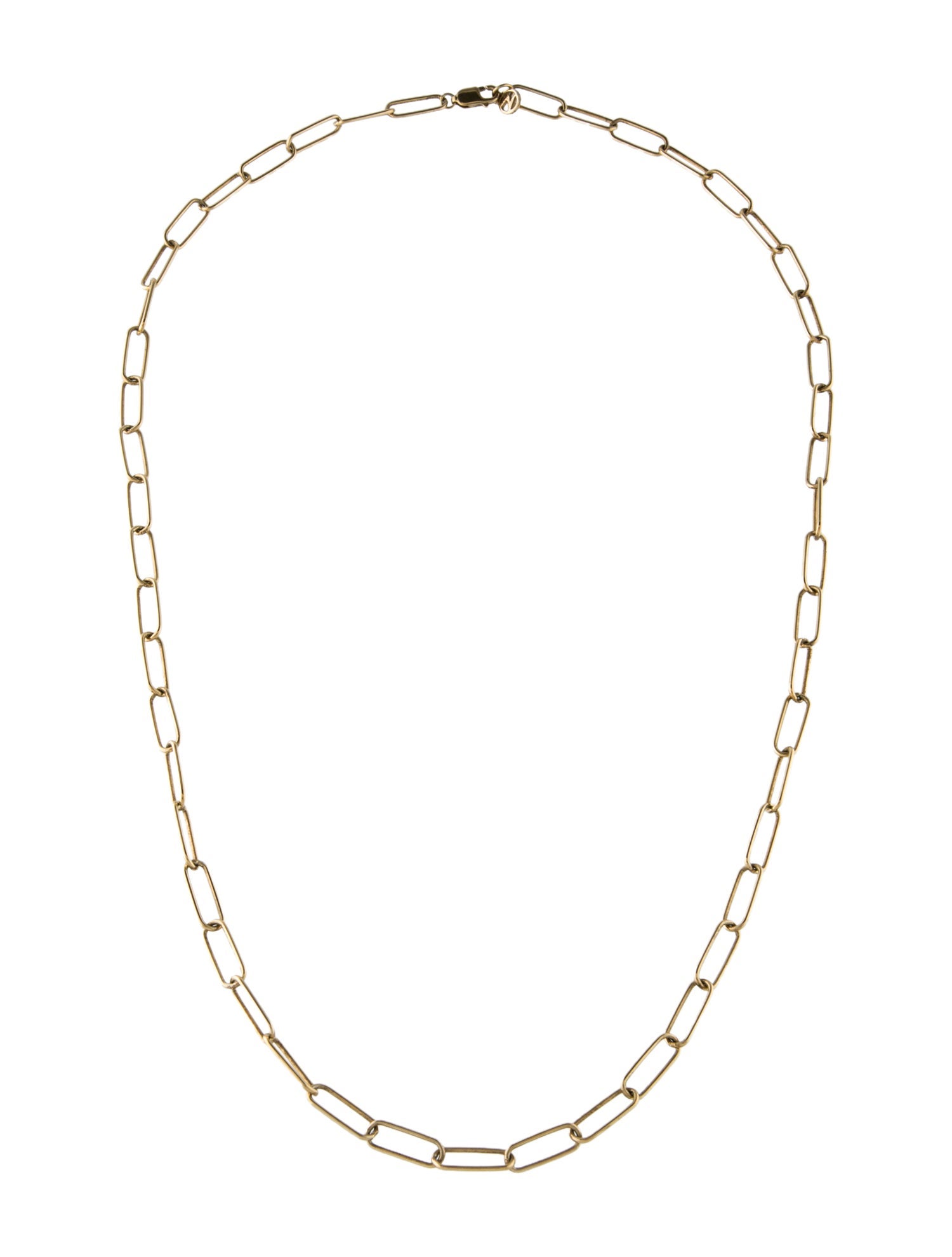 Mejuri Paperclip Link Necklace